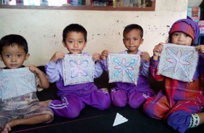 Contoh Motif Batik Pemula Nyah Menggambar Geometris Shona Design Gambar