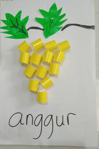 Membuat Buah Anggur  Dengan Kertas Origami Dunia Belajar Anak