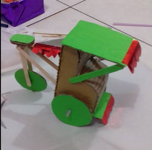 Kreasi Tema Alat Transportasi Karya Kak Maya Emilia - Dunia Belajar Anak