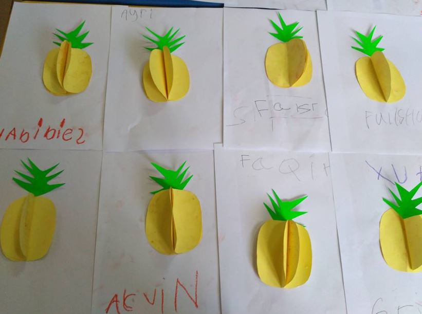 Kreatifitas Anak Tk Tema  Tanaman  Buah Cara Golden