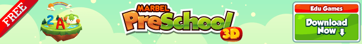 banner-marbel-pre-school-3d