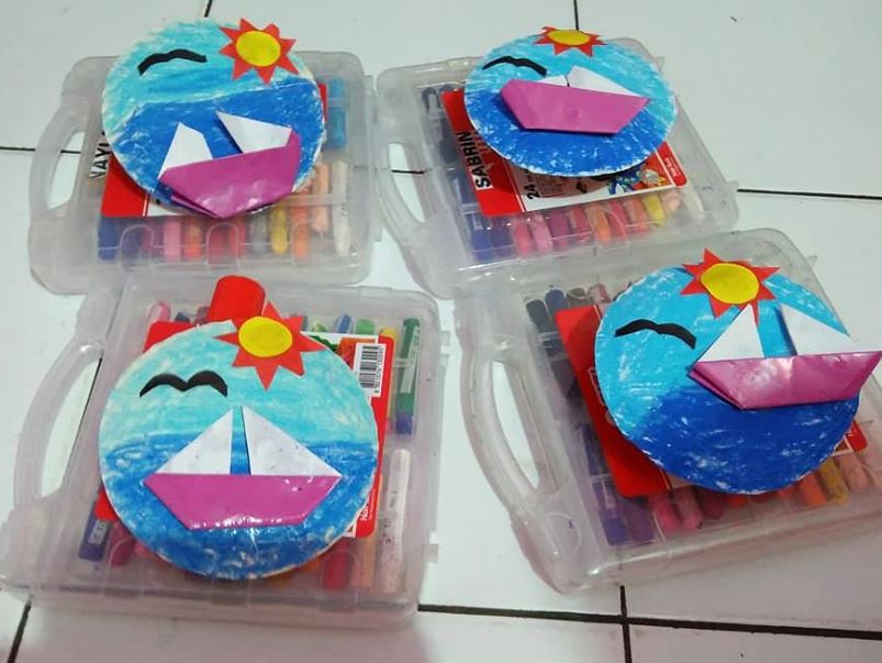 Kapal Origami Piring Kertas Dunia Belajar Anak